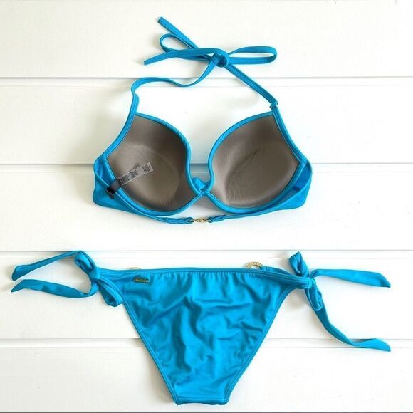 Victoria’s Secret Original Maldives Bombshell Push Up Twist Swim Bikini Set - Picture 2 of 9